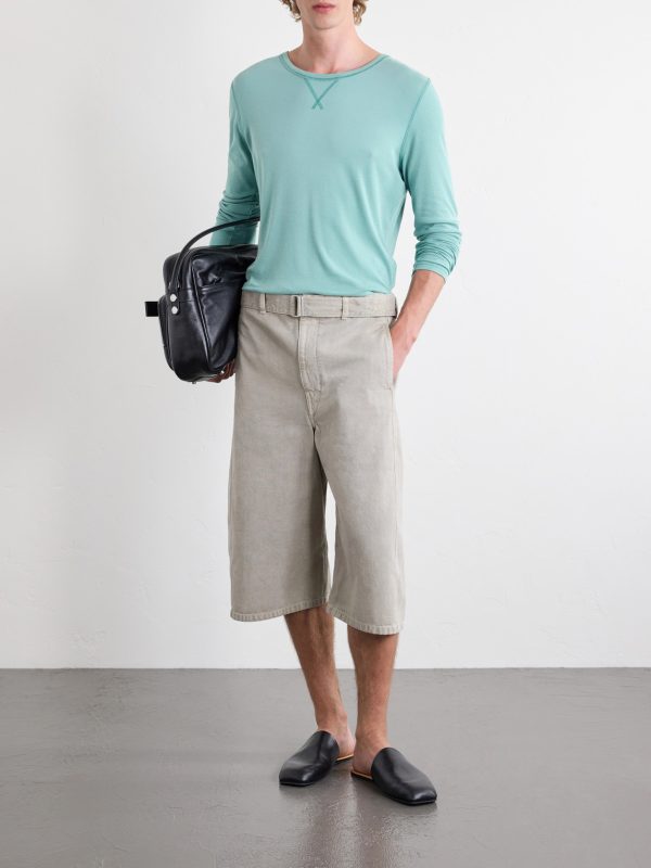 Einso Ribbed Jersey T-Shirt - OU Einso Ribbed Jersey T-Shirt - OU
