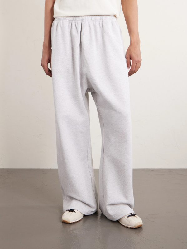 Prowser Oversized Wide-Leg Cotton-Blend Jersey Sweatpants - FR