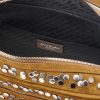 Camero Camera Embellished Suede Shoulder Bag - E1