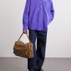 Camero Camera Embellished Suede Shoulder Bag - OU