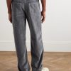 Wide-Leg Cotton-Corduroy Trousers - BK Wide-Leg Cotton-Corduroy Trousers - BK