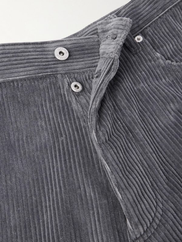 Wide-Leg Cotton-Corduroy Trousers - CU Wide-Leg Cotton-Corduroy Trousers - CU