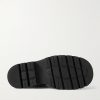 Lug Leather-Trimmed Suede Hiking Boots - E1 Lug Leather-Trimmed Suede Hiking Boots - E1