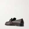Astaire Knot-Detailed Full-Grain Leather Loafers - BK
