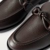 Astaire Knot-Detailed Full-Grain Leather Loafers - CU