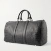 Intrecciato Leather Weekend Bag - BK Intrecciato Leather Weekend Bag - BK