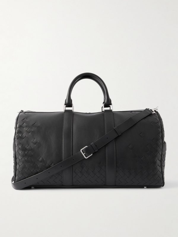 Intrecciato Leather Weekend Bag Intrecciato Leather Weekend Bag