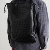 Trail Intrecciato Leather Drawstring Backpack - OU Trail Intrecciato Leather Drawstring Backpack - OU