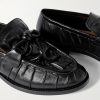 Astaire Knotted Crinkled Leather Loafers - CU Astaire Knotted Crinkled Leather Loafers - CU