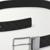 3.5cm Reversible Intrecciato Leather Belt - E1