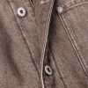 Logo-Appliquéd Suede-Trimmed Denim Jacket - CU