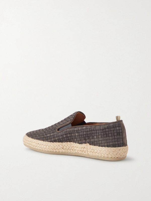 Bowline 001 Woven Suede Espadrilles - BK