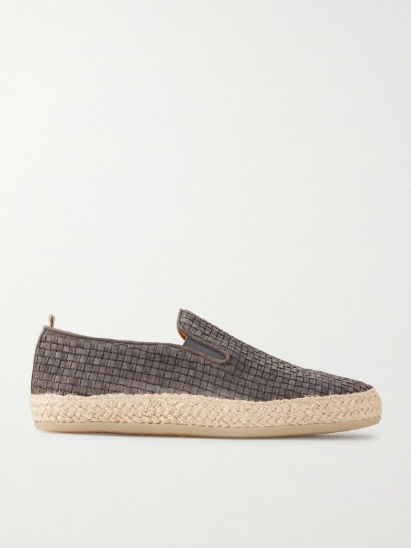 Bowline 001 Woven Suede Espadrilles