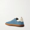 Ginnasio 001 Leather-Trimmed Suede Sneakers - BK