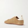Repertoire 001 Leather-Trimmed Suede Sneakers - BK Repertoire 001 Leather-Trimmed Suede Sneakers - BK