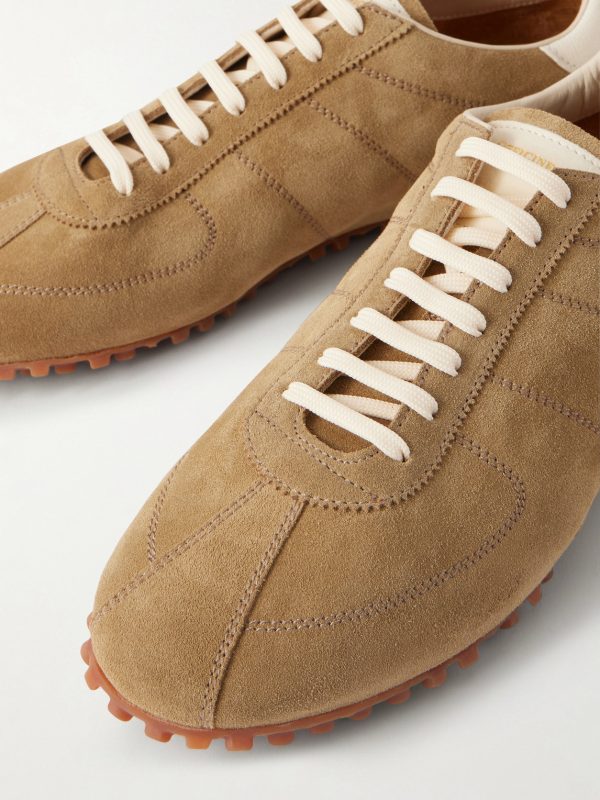 Repertoire 001 Leather-Trimmed Suede Sneakers - CU Repertoire 001 Leather-Trimmed Suede Sneakers - CU
