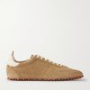 Repertoire 001 Leather-Trimmed Suede Sneakers Repertoire 001 Leather-Trimmed Suede Sneakers