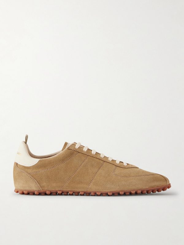 Repertoire 001 Leather-Trimmed Suede Sneakers Repertoire 001 Leather-Trimmed Suede Sneakers