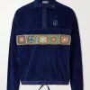 Polite Oversized Embroidered Appliquéd Organic Cotton-Corduroy Sweatshirt