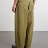 Lush Wide-Leg Pleated Organic Cotton-Canvas Trousers - BK Lush Wide-Leg Pleated Organic Cotton-Canvas Trousers - BK