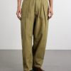 Lush Wide-Leg Pleated Organic Cotton-Canvas Trousers - FR Lush Wide-Leg Pleated Organic Cotton-Canvas Trousers - FR