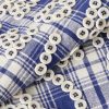 Big Shop Embellished Checked Cotton Tote - CU Big Shop Embellished Checked Cotton Tote - CU