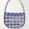 Big Shop Embellished Checked Cotton Tote Big Shop Embellished Checked Cotton Tote