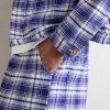 Lush Wide-Leg Checked Organic Cotton Trousers - CU Lush Wide-Leg Checked Organic Cotton Trousers - CU