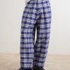 Lush Wide-Leg Checked Organic Cotton Trousers - FR Lush Wide-Leg Checked Organic Cotton Trousers - FR