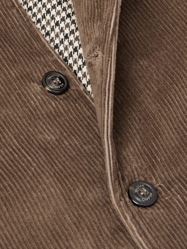 Valstarino Cotton-Blend Corduroy Padded Jacket - CU Valstarino Cotton-Blend Corduroy Padded Jacket - CU