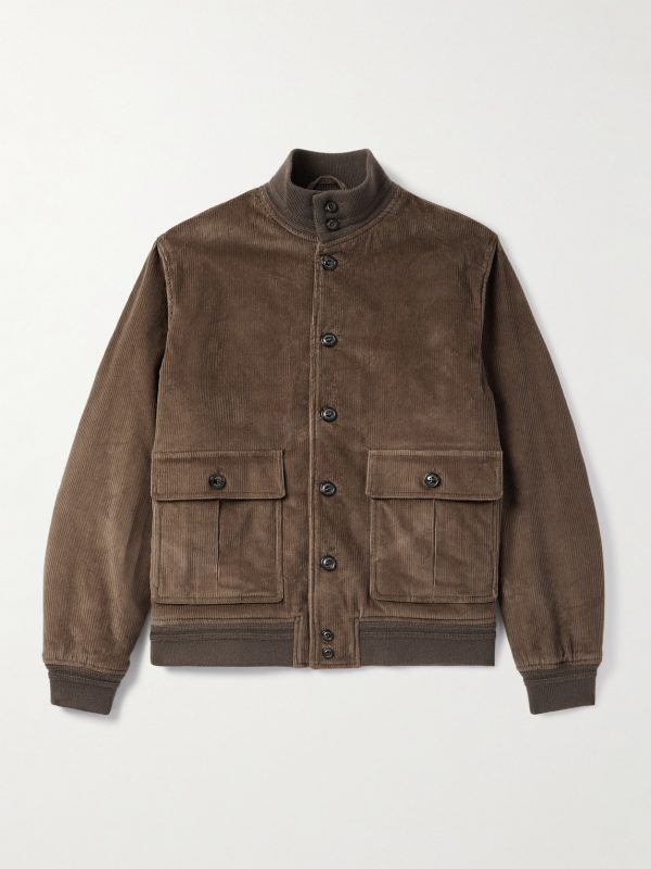 Valstarino Cotton-Blend Corduroy Padded Jacket Valstarino Cotton-Blend Corduroy Padded Jacket