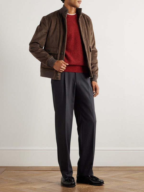 Valstarino Cotton-Blend Corduroy Padded Jacket - OU Valstarino Cotton-Blend Corduroy Padded Jacket - OU