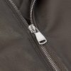 Oversized Leather Bomber Jacket - CU