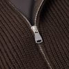 Camionaire Ribbed Wool Zip-Up Sweater - CU