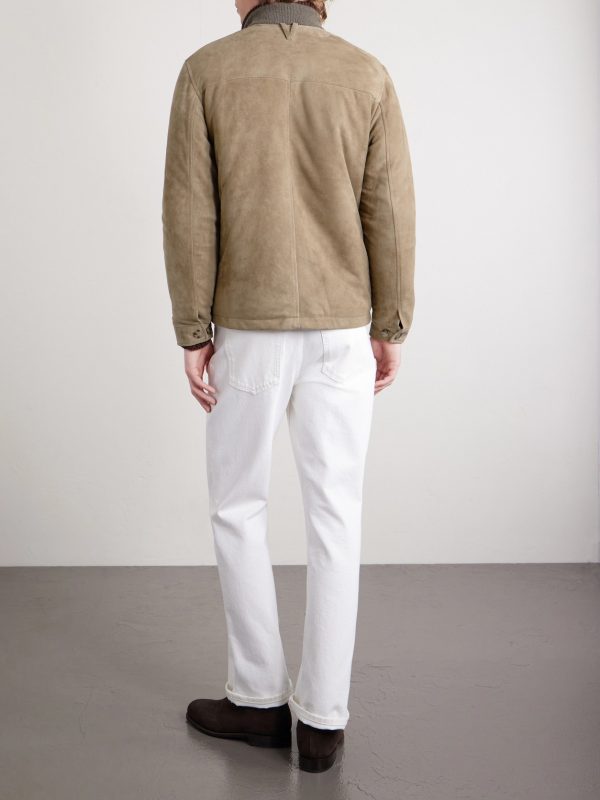 Brera Padded Suede Field Jacket - BK Brera Padded Suede Field Jacket - BK
