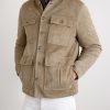 Brera Padded Suede Field Jacket - FR Brera Padded Suede Field Jacket - FR