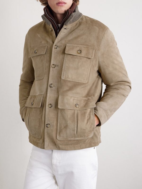 Brera Padded Suede Field Jacket - FR Brera Padded Suede Field Jacket - FR