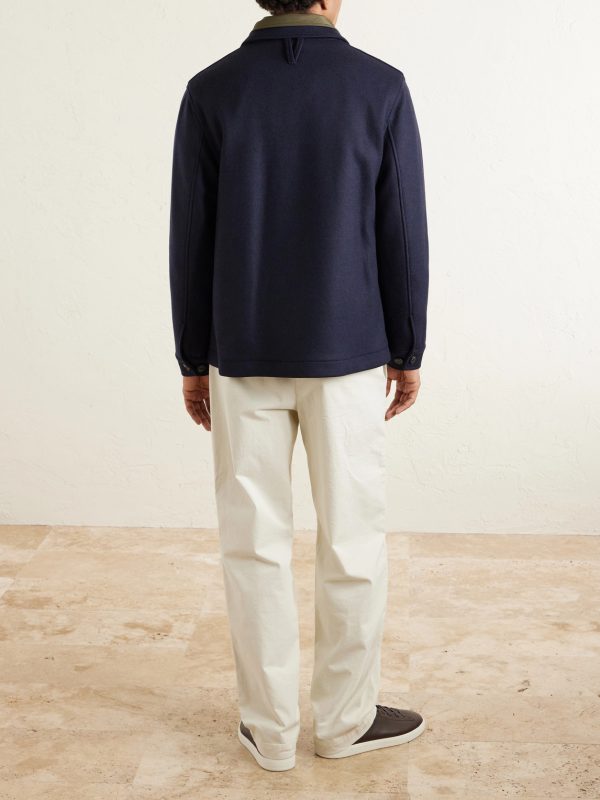 Demetry Wool-Blend Field Jacket with Detachable Shell Gilet - BK