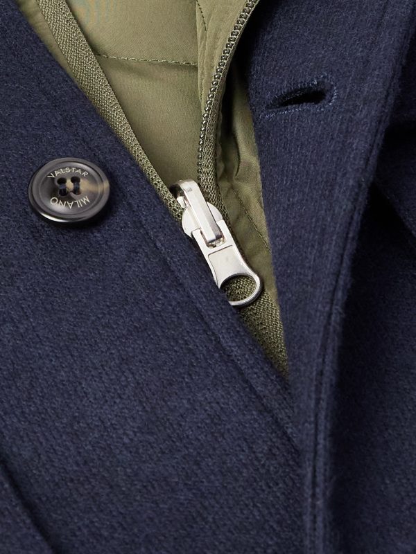 Demetry Wool-Blend Field Jacket with Detachable Shell Gilet - CU