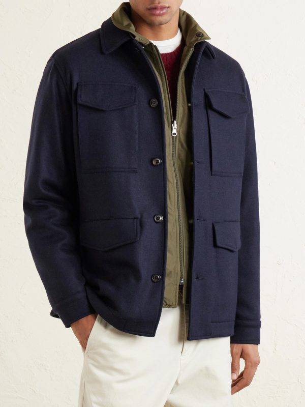 Demetry Wool-Blend Field Jacket with Detachable Shell Gilet - E2