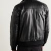 Valstarino Leather Down Jacket - BK Valstarino Leather Down Jacket - BK