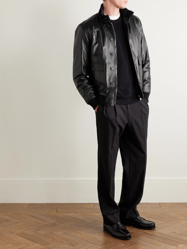 Valstarino Leather Down Jacket - OU Valstarino Leather Down Jacket - OU