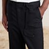 Wide-Leg Wool Herringbone Cargo Trousers - CU
