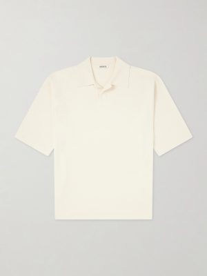 Knitted Silk Polo Shirt Knitted Silk Polo Shirt