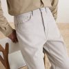 Wide-Leg Twist Brown Cotton Jeans - CU Wide-Leg Twist Brown Cotton Jeans - CU