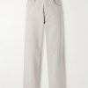 Wide-Leg Twist Brown Cotton Jeans Wide-Leg Twist Brown Cotton Jeans