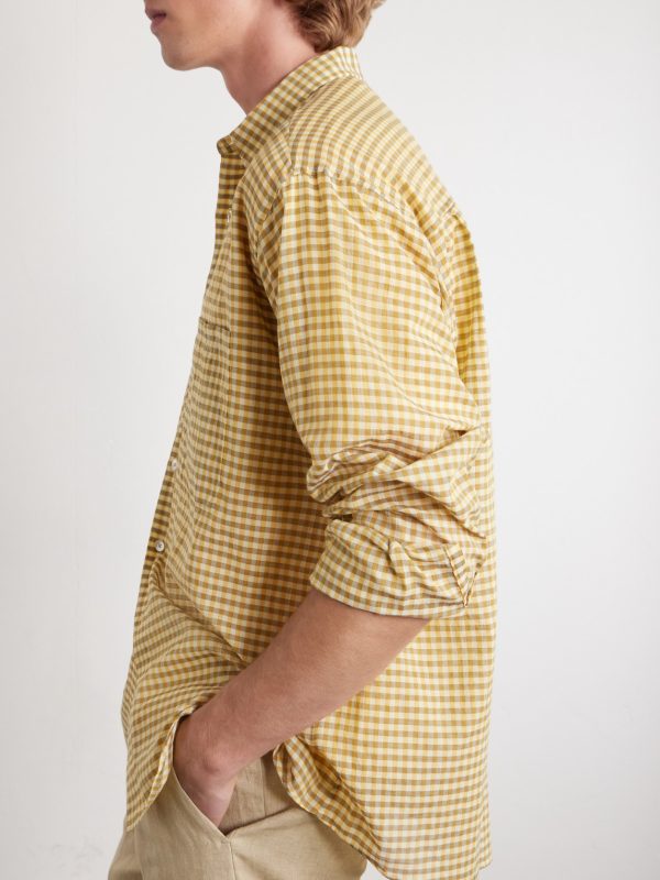Checked Cotton-Poplin Shirt - CU Checked Cotton-Poplin Shirt - CU