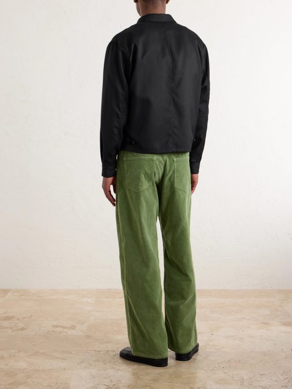 Herringbone Wool Blouson - BK Herringbone Wool Blouson - BK