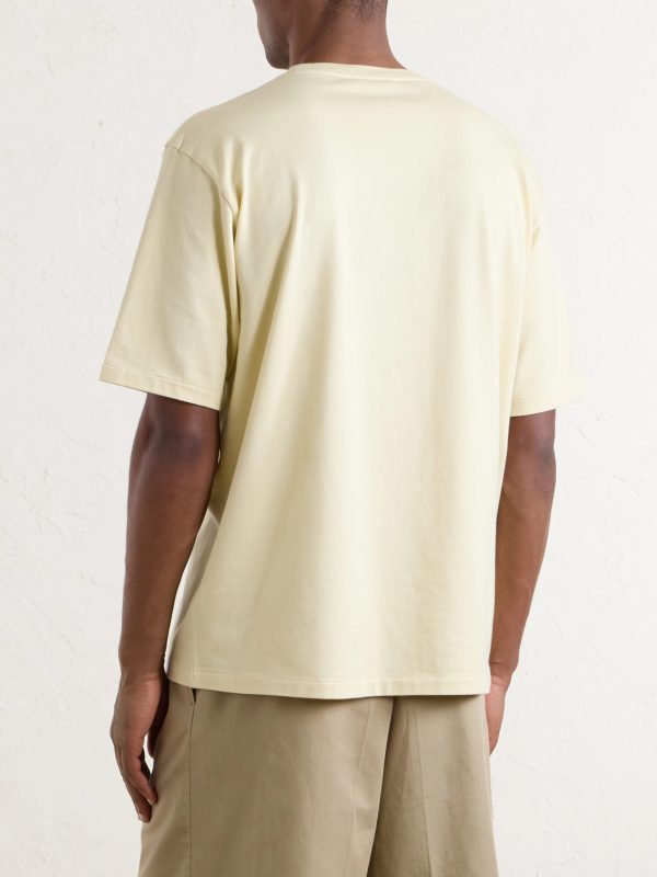 Luster Cotton-Jersey T-Shirt - BK