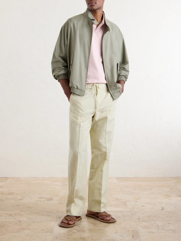 Knitted Silk Polo Shirt - OU Knitted Silk Polo Shirt - OU
